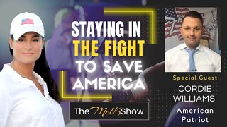Mel K & Megaphone Marine Cordie Williams Are Staying In The Fight To Save America 10-4-22