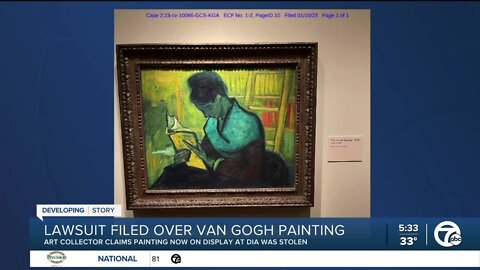 Detroit Institute of Art sued over $5M Van Gogh piece