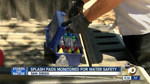 San Diego splash pads monitored for contamination