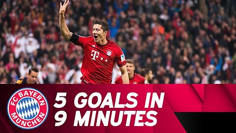Football Marvel: Lewandowski's 5 Goals in 9 Minutes Ignite Bayern München vs. VfL Wolfsburg