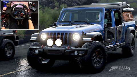 Jeep Gladiator Rubicon 2022 - Forza Horizon 5 | Logitech G29 Gameplay