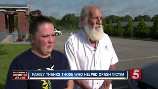 Family Meets First Responders Who Saved Crash Victim