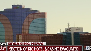 UPDATE: Rio hotel-casino tower evacuated, power out