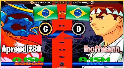 Street Fighter Alpha 3 (Aprendiz80 Vs. lhoffmann_) [Brazil Vs. Brazil]