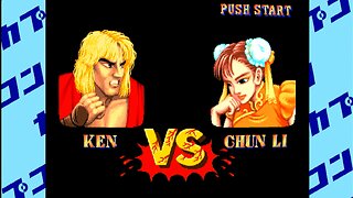 KEN VS CHUN-LI - STREET FIGTHER II