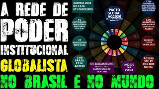 A Rede de Poder Institucional Globalista no Brasil e no Mundo
