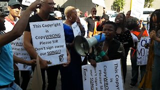 SOUTH AFRICA - Cape Town - Trade Union for Musicians of South Africa (TUMSA) march (Video) (wXX)