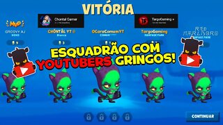 ELAINE NEON ESQUADRÃO COM YOUTUBERS GRINGOS ZOOBA: Jogo de Batalha Animal