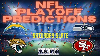 NFL PLAYOFF PREDICTIONS EP. 1 = SATURDAY