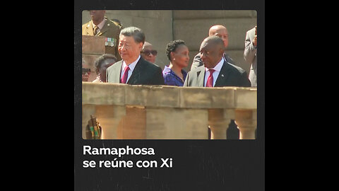 Ramaphosa se reúne con Xi en la capital de Sudáfrica