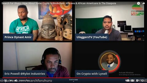Search For Uhuru - How About Some Crypto & Blockchain. Africans & African Americans In The Diaspora