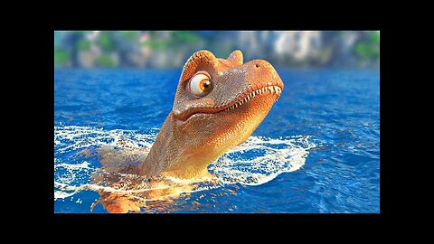 Rexy and the Volcano - Funny Dinosaur Cartoon for Families