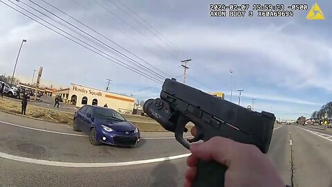 Bodycam footage shows Columbus sergeant getting hit by stolen vehicle, firing shots at suspect