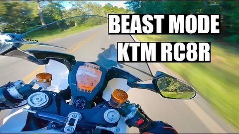 Sounds of the JESTER EXHAUST on my KTM RC8R