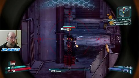 Axton Veteran Build Loots a Unique Dog Shotgun From Rouf in the Assassinate the Assassins Mission #7