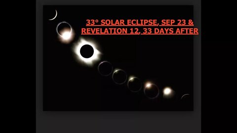 8/21 Eclipse Path, 33rd State, Ends 33rd°, Sep 23 & Rev 12, 33 Days Later