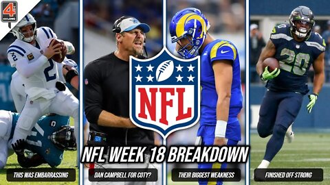 NFL Breakdown Week 18: A Not So Regular Season