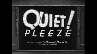 Popeye The Sailor - Quiet Pleeze (1941)