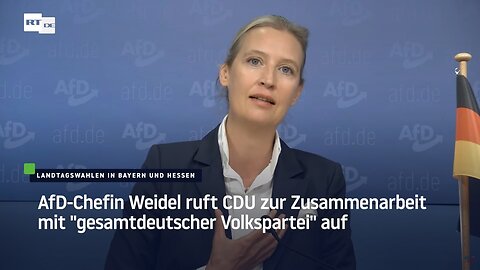 Weidel nach "Doppelwumms" in Bayern und Hessen: "Die AfD ist kein Ostphänomen mehr"