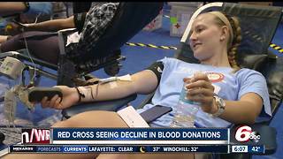 Red Cross seeing decline in blood donations