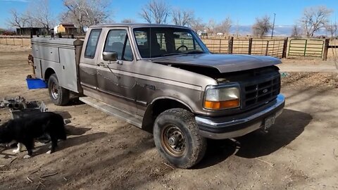 1993 Ford F250 Engine swap Part 1