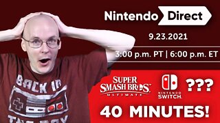 Mew2king Reacts to MASSIVE Nintendo Direct September 2021!