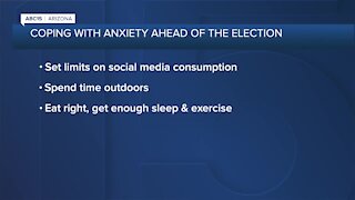 How to deal with anxiety ahead of election