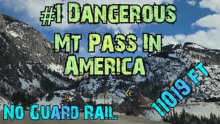 Traveling Across America - Episode 28 Million Dollar Hwy Red Mountain Pass #1 Dangerous Pass in US