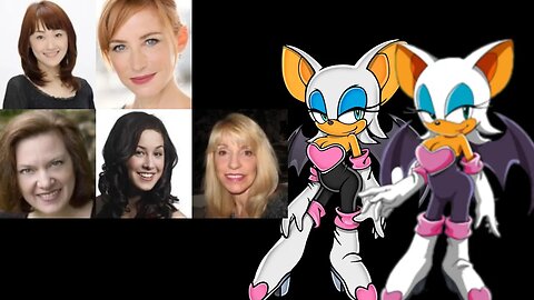 Video Game Voice Comparison- Rouge The Bat (Sonic)