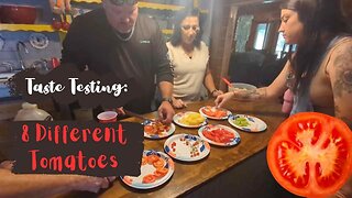 Taste Testing 8 Different Varieties of Tomatoes