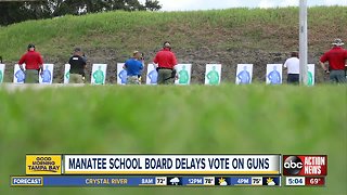 Manatee County delays vote on whether to arm teachers