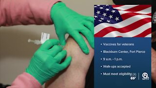 Veterans can get vaccinated in Fort Pierce without appointment on Wednesday