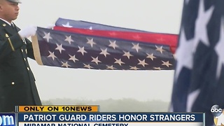 Patriot Guard riders honor strangers
