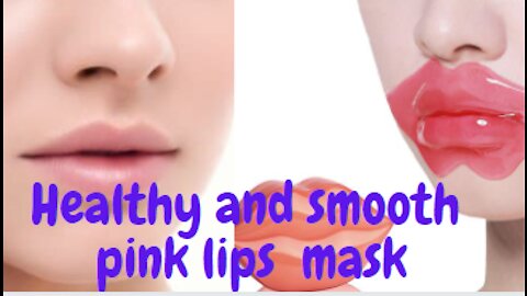 Healthy and smooth pink lips mask