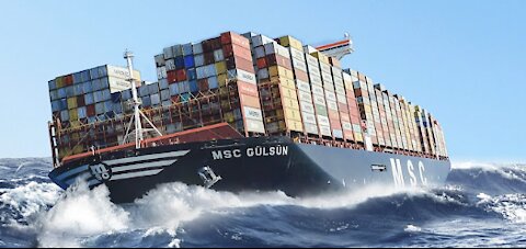 Inside the World's Largest Container Ships in Middle of the Ocean