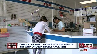 Omaha delivery stores not backed up yet with undeliverable packages