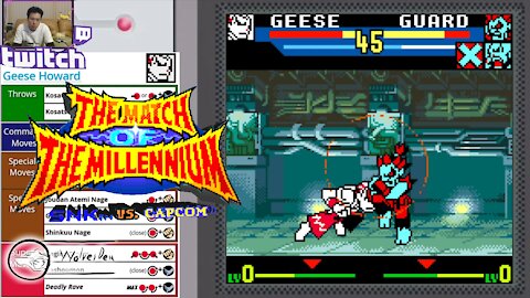 (NeoGeo Pocket Color) SNK vs. Capcom Match of the Millennium - 24 - Geese Howard - Lv Gamer