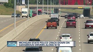 Michigan State Police crack down on dangerous drivers along Lodge Freeway