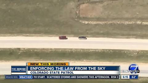 Colorado State Patrol watching from the sky for Labor Day weekend