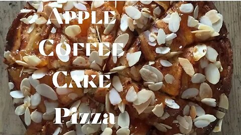 How to Make Delicious Apple Coffee Cake Pizza at Home: A Step-by-Step Guide! #pizza #cakerecipe