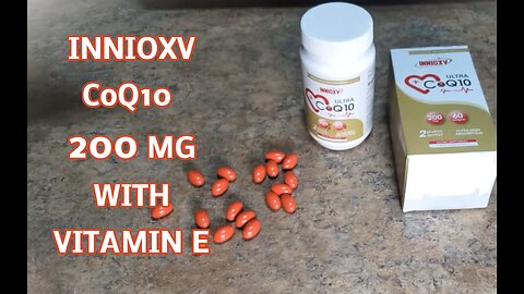 INNIOXV CoQ10 200mg with Vitamin E, Softgels 60 Count