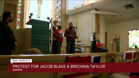 Rev. Jesse Jackson, Jacob Blake family hold march for Breonna Taylor in Kenosha