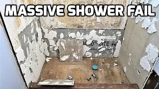 House FLIP Gone Wrong Massive Shower Fail