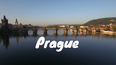 Aerial of Prague