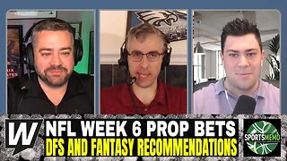 NFL Week 6 Prop Bets | DFS and Fantasy Recommendations | Prop It Up for October 14