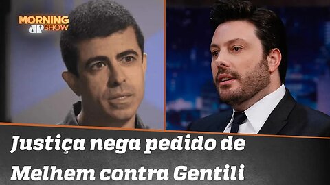 Gentili ironiza Melhem por processo: "Tô rindo muito"