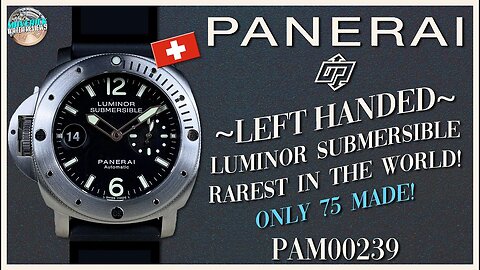 The Rarest Panerai? | Limited Edition Chronopassion Left-Handed Luminor Submersible PAM00239