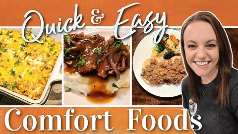 EASY COMFORT FOOD RECIPES | WINNER DINNERS | DINNER INSPIRATION | AFFORDABLE FAMILY MEALS | NO. 105
