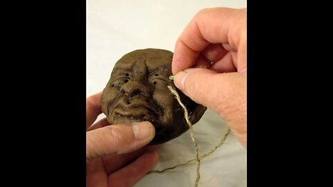 Paper Mache Shrunken Head