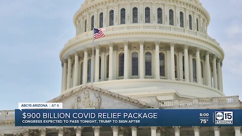 $900 billion COVID relief package in the works